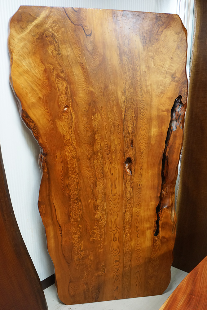 一枚板 屋久杉材　テーブル用天板 セール2280×860~1200 mm
