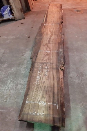 一枚板 ゼブラウッドDIY粗木材　カウンター、テーブル用天板　セール￥100,000（税別） 4900 ×470~450~470 mm