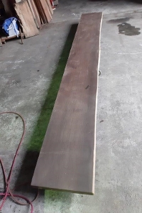 一枚板 ウエンジDIY粗木材　テーブル用天板　セール￥190,000（税別） 4900 ×470~450~470 mm