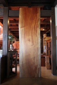 一枚板 マホガニー材  テーブル用天板 セール2250×670~730 mm 