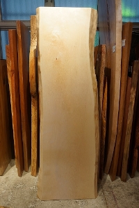 一枚板 栃（とち）材テーブル用天板  セール 1930×450~590 mm