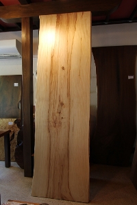 一枚板 栃（とち）材テーブル用天板   2605×730~780 mm 