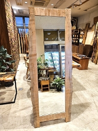 天然木　東京　新宿　東五軒町　楓　かえで　一枚板　セール　姿見　ミラー　鏡