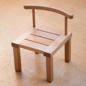 木の楢材子供椅子