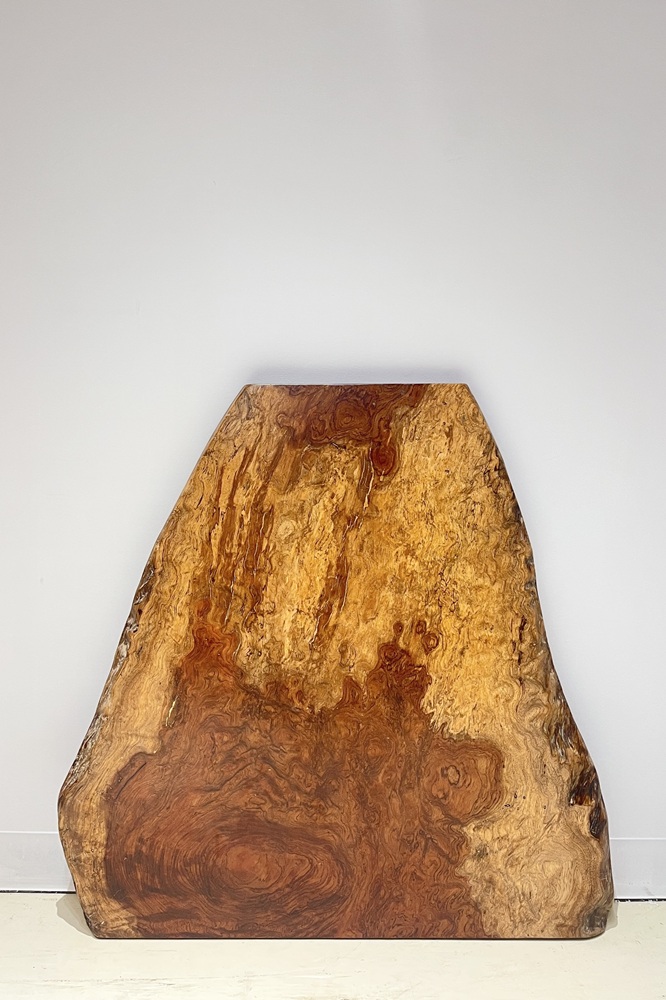 一枚板 アフリカンローズ材 テーブル用天板 850×340~820 mm 一枚板