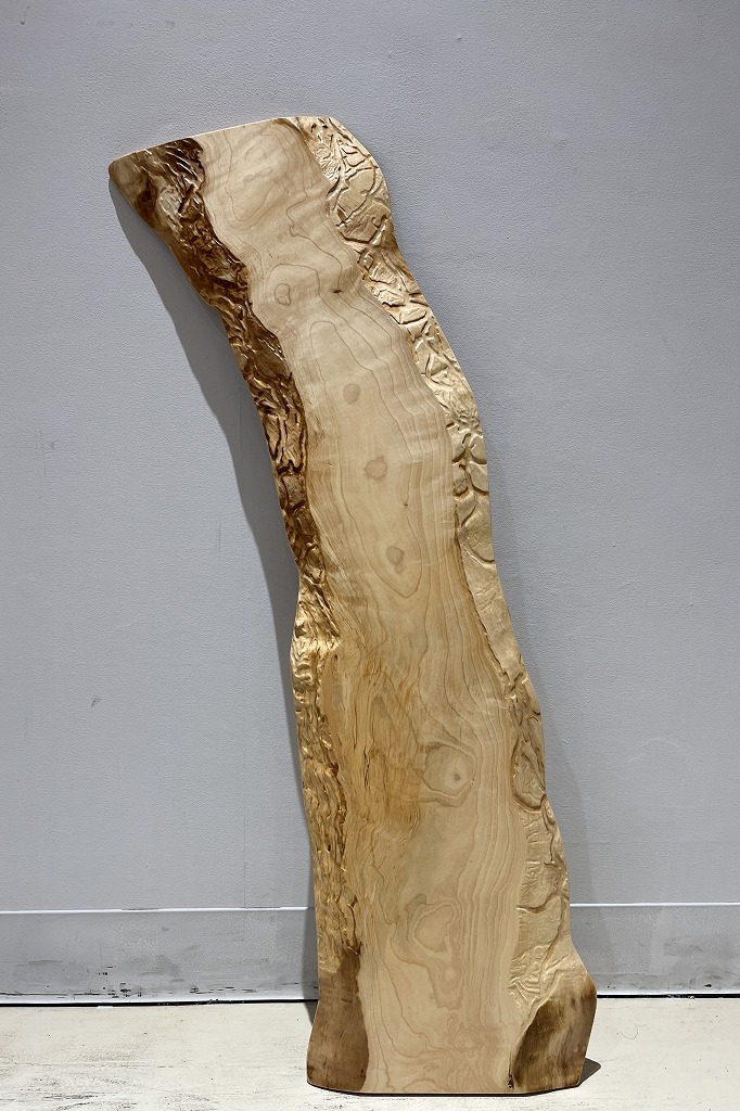 一枚板 栃（トチ）材 飾り板・敷板用天板880×170 mm 一枚板テーブル